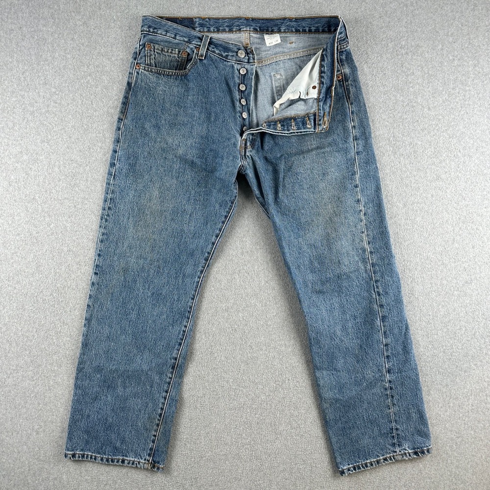 Vintage Levi's 501 XX Jeans Men's 38x30 Blue Original Fit Button Fly Denim Rodeo